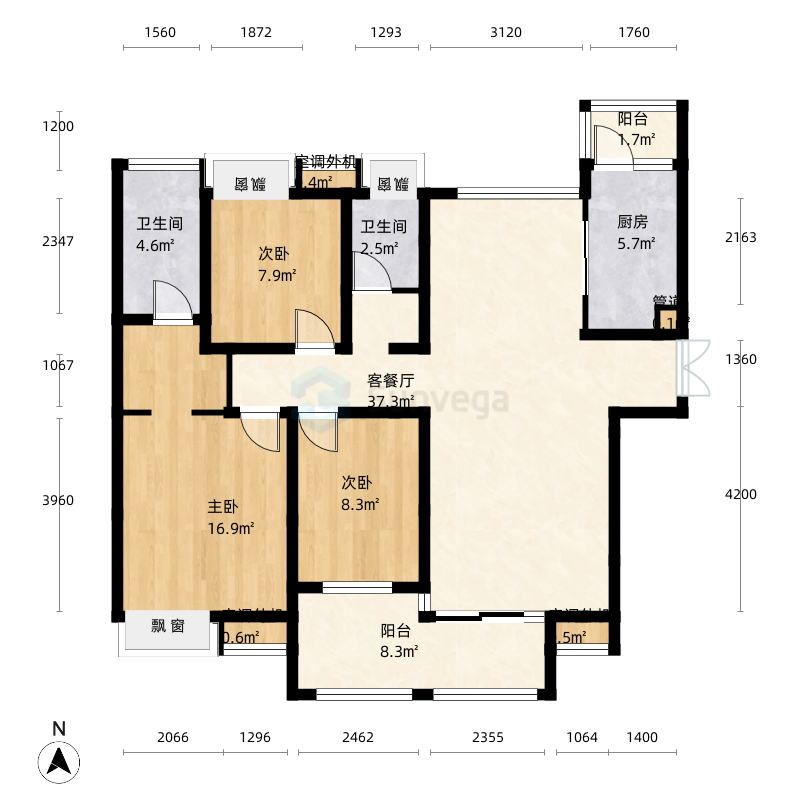岳阳市凯旋城户型图-三维家户型库