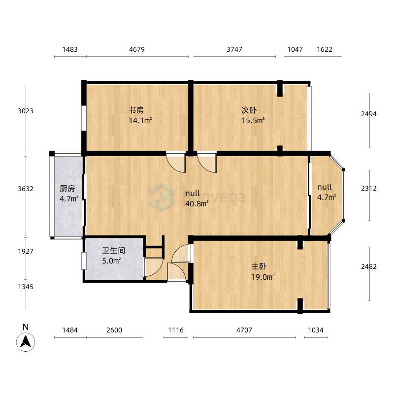 烟台黄海小区户型图-三维家户型库