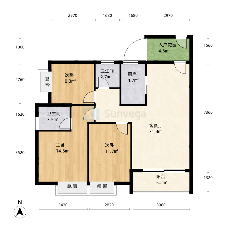 郴州凤凰新城户型图-三维家户型库