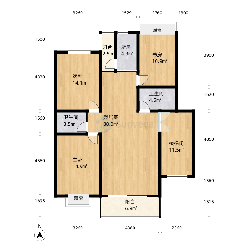 湖州飞英家园户型图-三维家户型库
